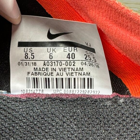 Nike~Women’s~EXP-X14 Black/Volt Total Crimson Running Shoe(AO3170-002)~Size 8.5 - Picture 8 of 8